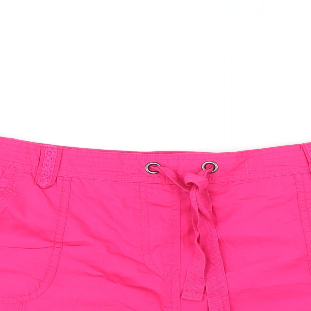 George Womens Pink   Cargo Shorts Size 16