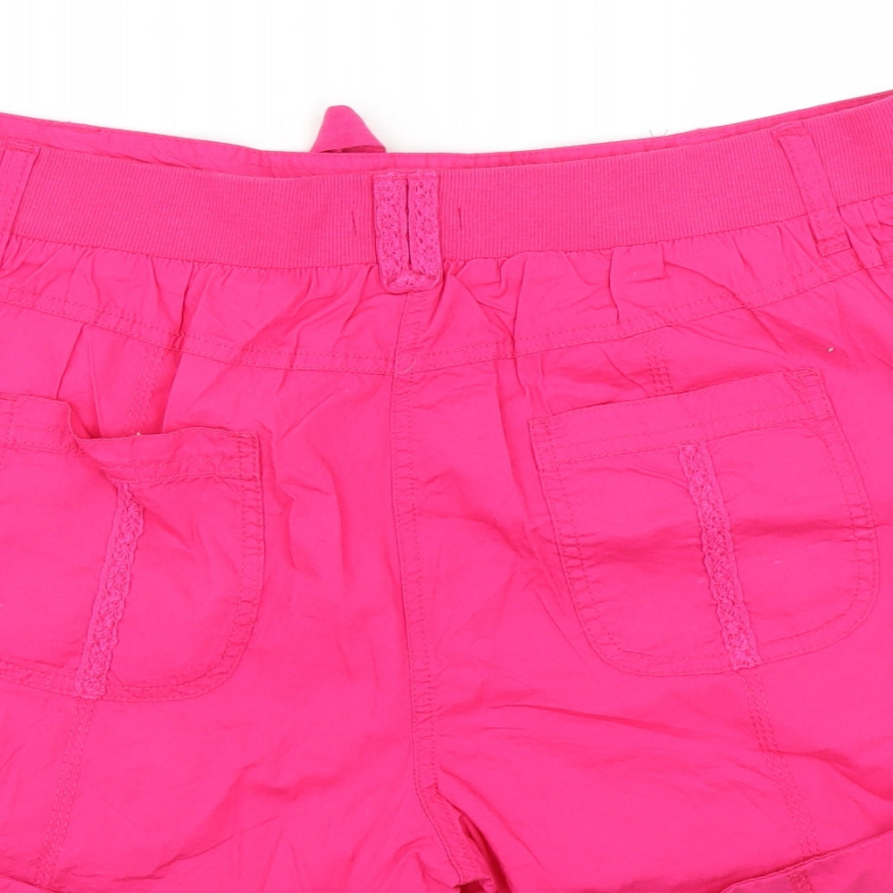 George Womens Pink   Cargo Shorts Size 16