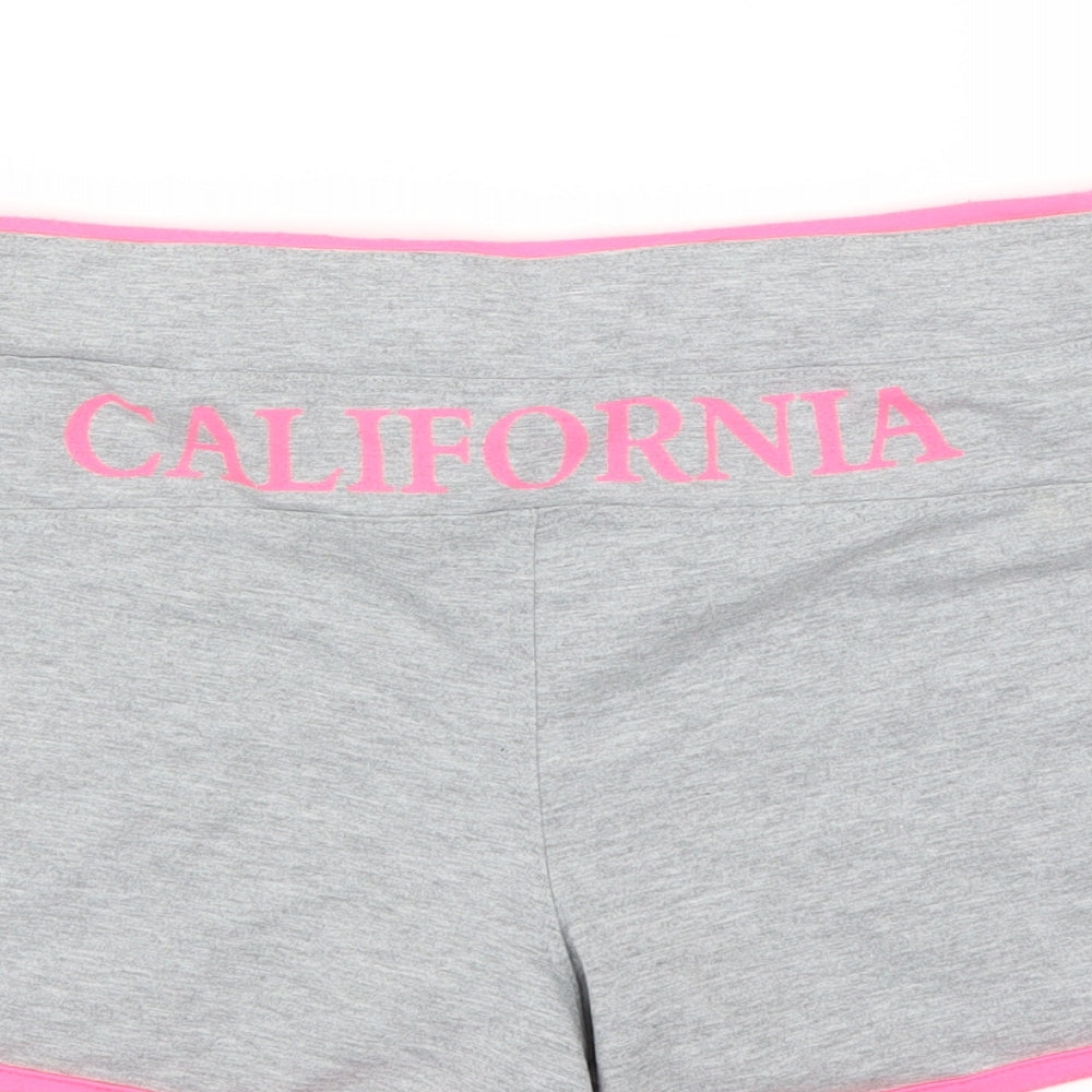 Preworn Womens Grey   Sweat Shorts Size XL - California
