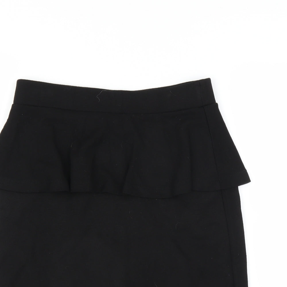 Dorothy Perkins Womens Black   Straight & Pencil Skirt Size 8
