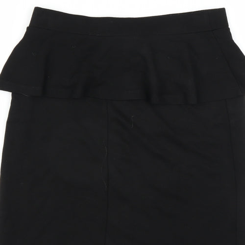 Dorothy Perkins Womens Black   Straight & Pencil Skirt Size 8