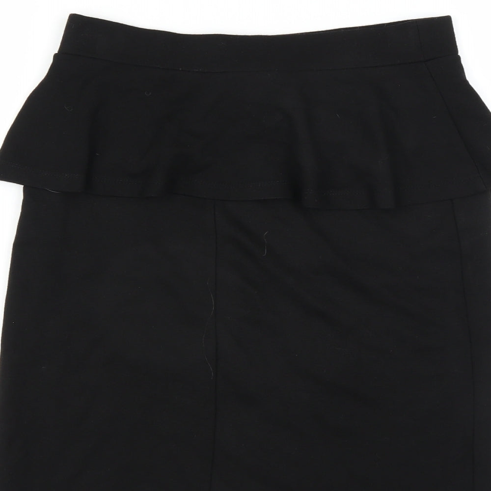 Dorothy Perkins Womens Black   Straight & Pencil Skirt Size 8