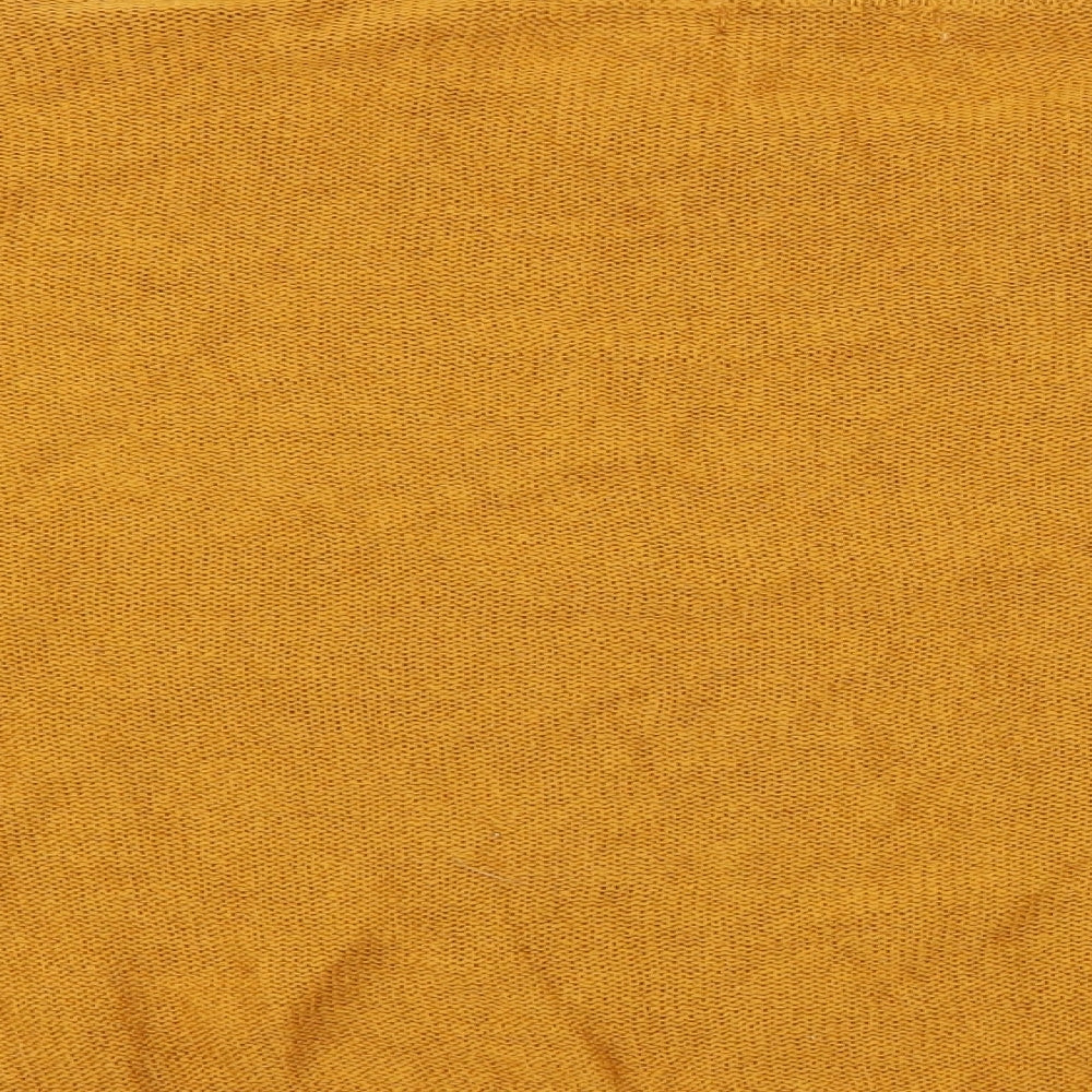 Brave Soul Womens Orange   Pullover Jumper Size L  - mustard colour