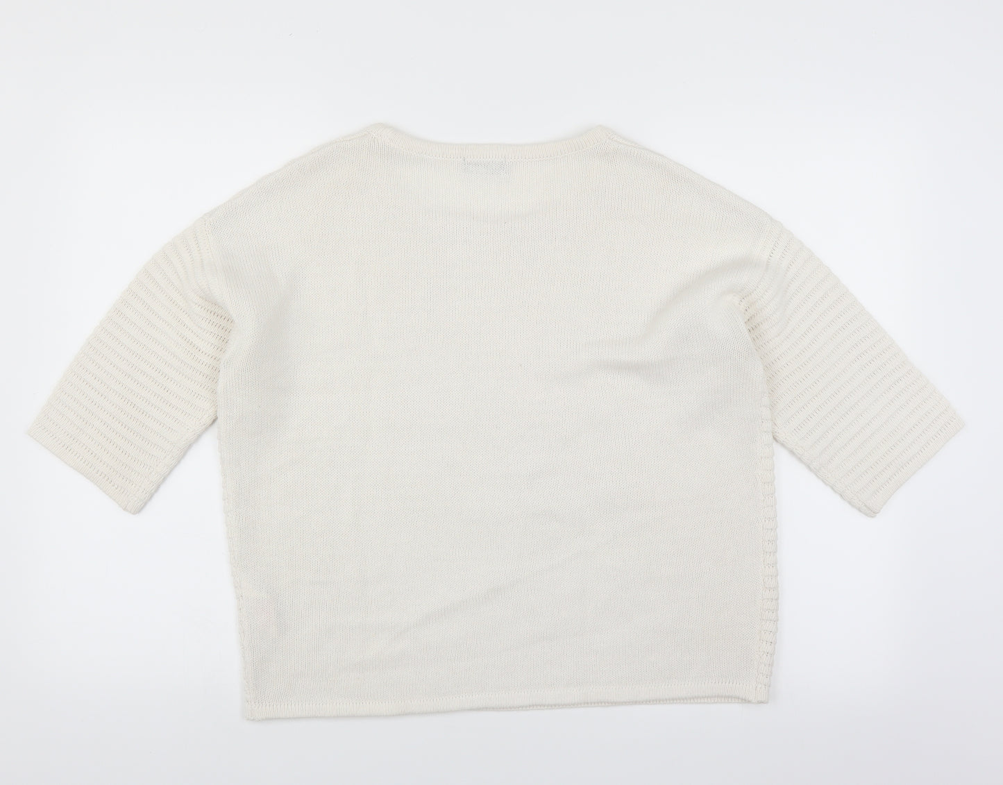 F&F Womens White   Pullover Jumper Size 12