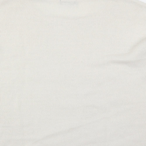 F&F Womens White   Pullover Jumper Size 12