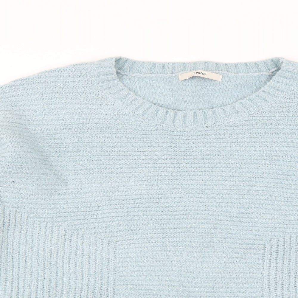 George Womens Blue   Pullover Jumper Size L