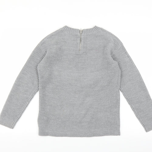 Dorothy Perkins Womens Grey   Pullover Jumper Size 6