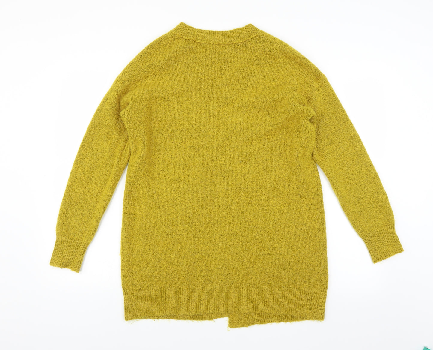 F&F Womens Yellow   Cardigan Jumper Size 12