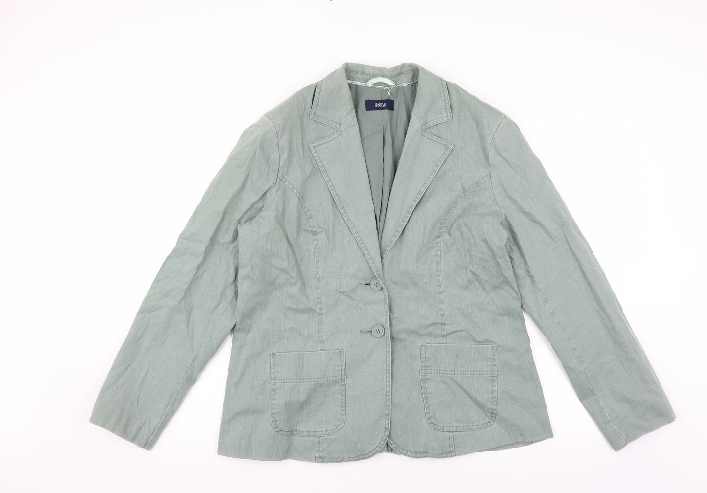Marks and Spencer Womens Green   Jacket Blazer Size 18