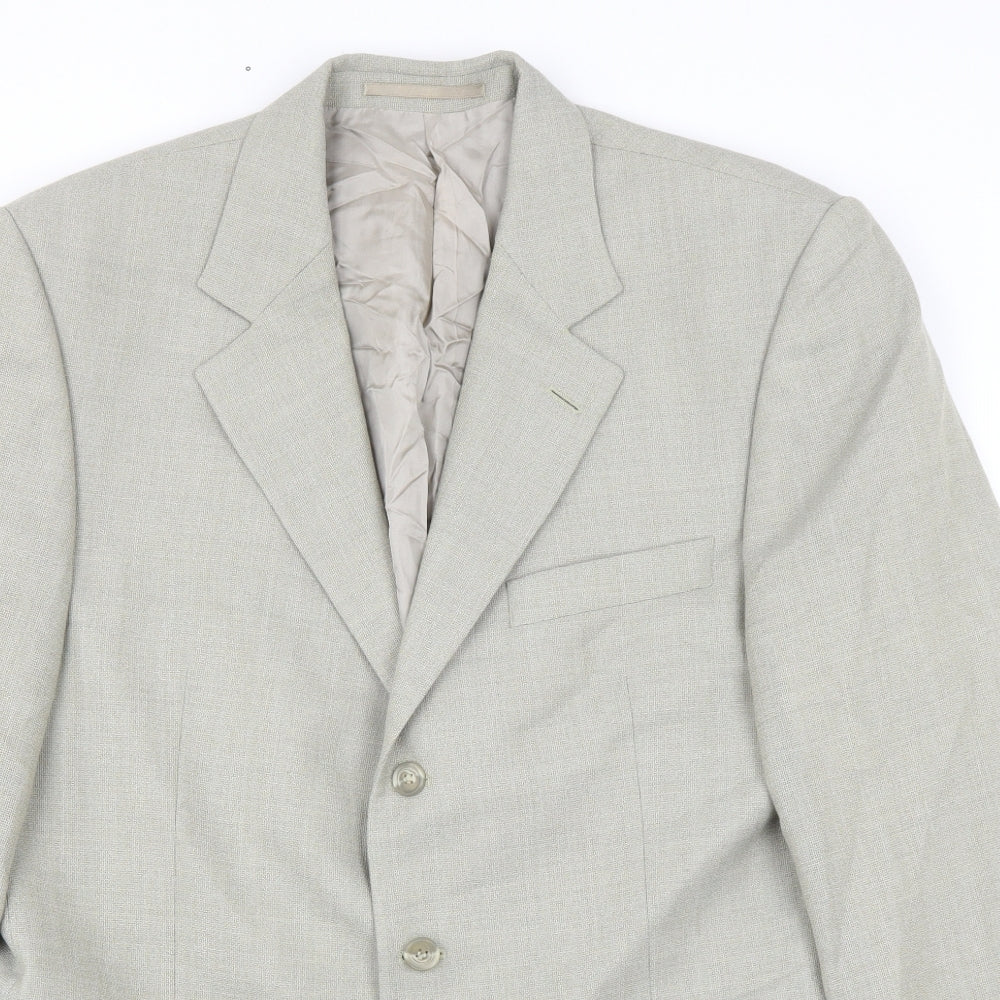 Brook Taverner Mens Green   Jacket Suit Jacket Size 42