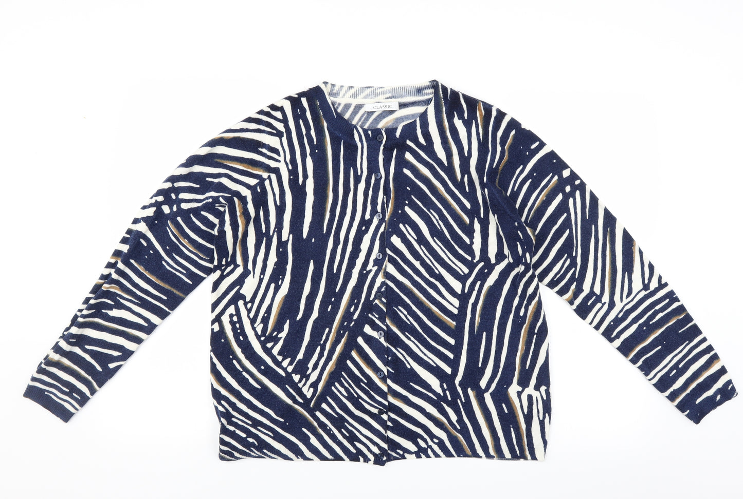 Marks and Spencer Womens Blue   Cardigan Jumper Size 14