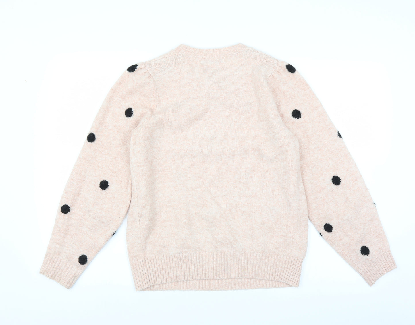 George Womens Pink Polka Dot  Pullover Jumper Size M