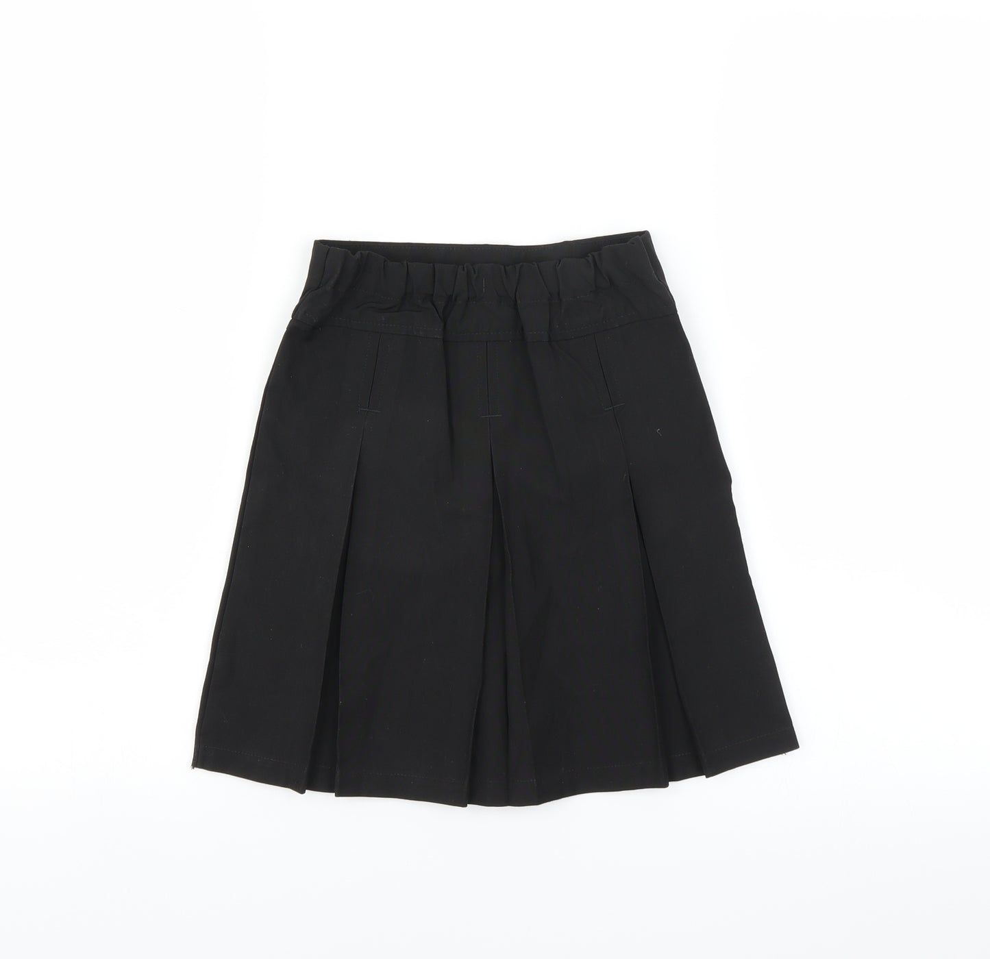 Lily & Dan Girls Black   A-Line Skirt Size 5-6 Years - pleated