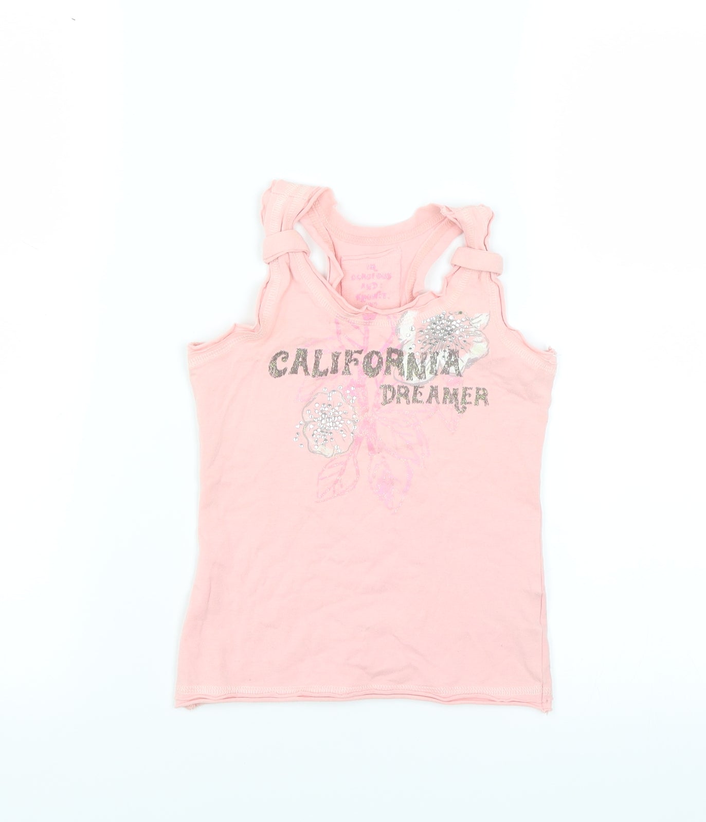 CQ Girls Pink   Basic Tank Size 4-5 Years