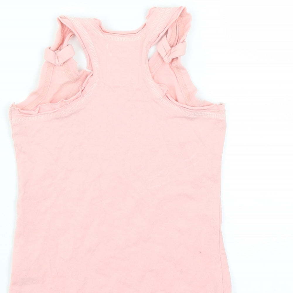 CQ Girls Pink   Basic Tank Size 4-5 Years