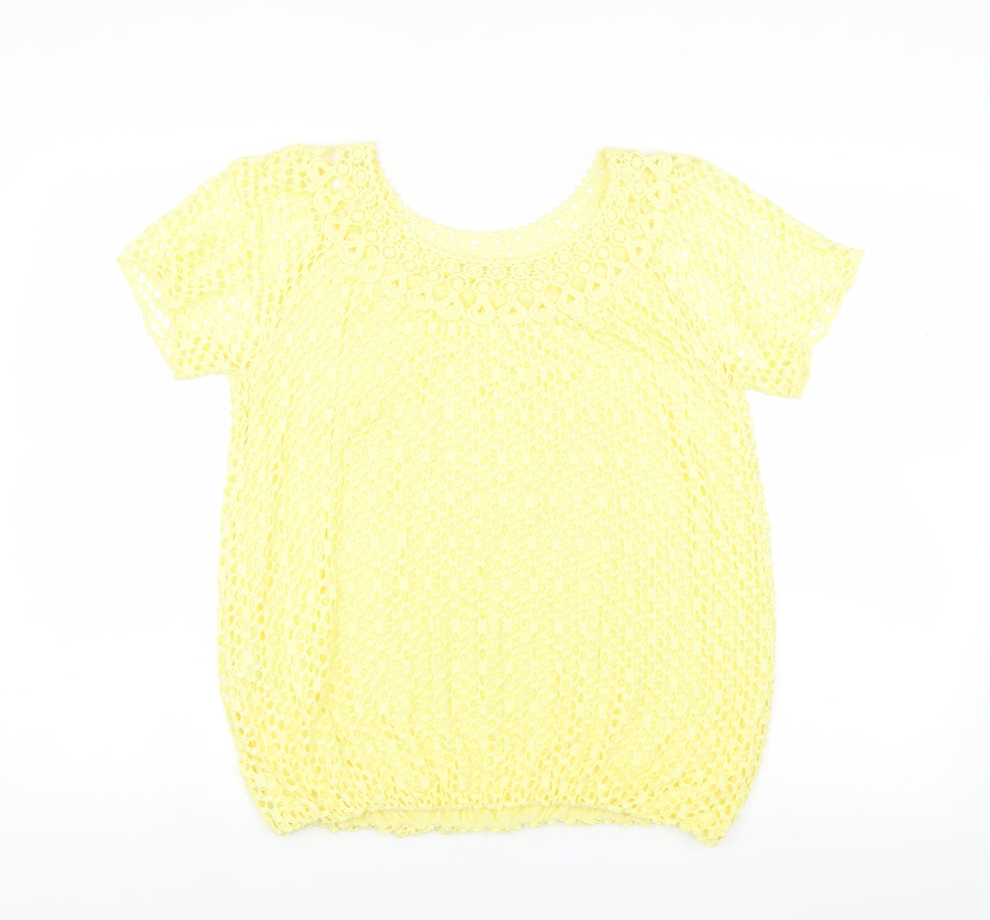 Preworn Womens Yellow   Basic Blouse