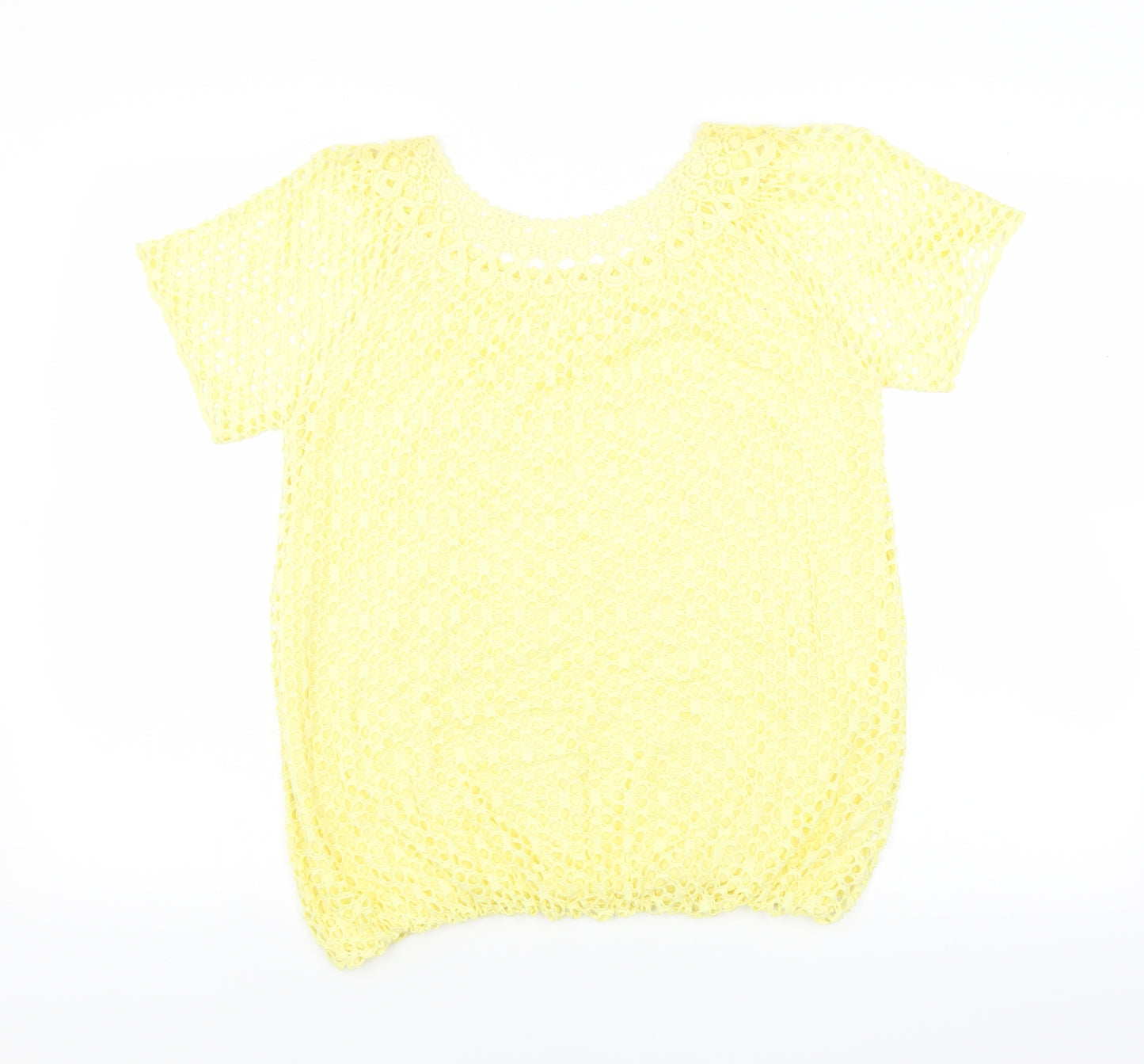 Preworn Womens Yellow   Basic Blouse