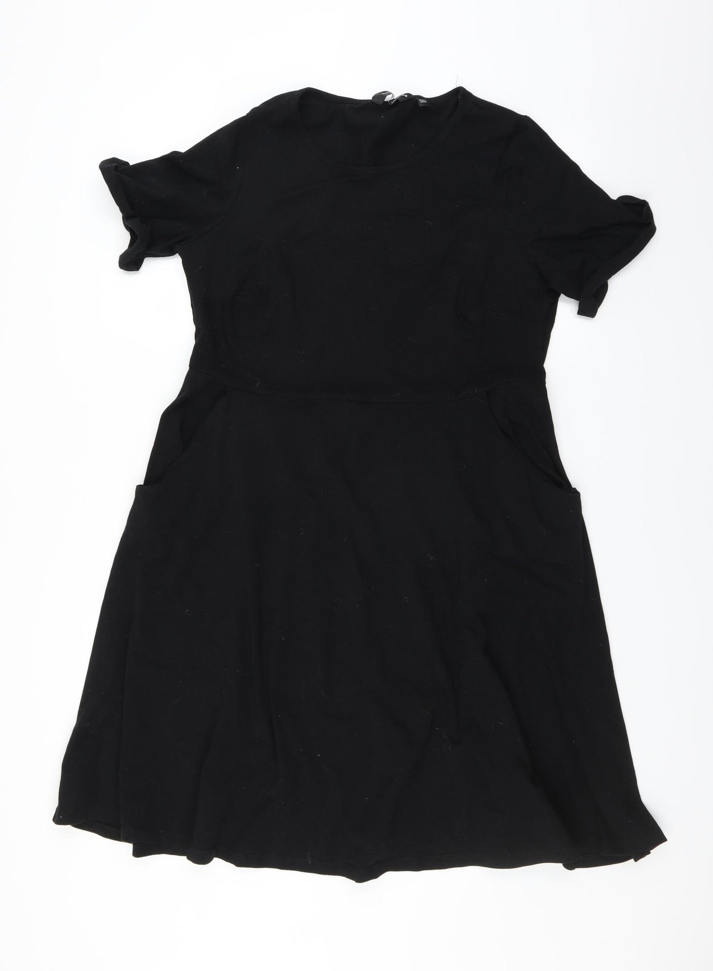 Dorothy Perkins Womens Black   T-Shirt Dress  Size 20