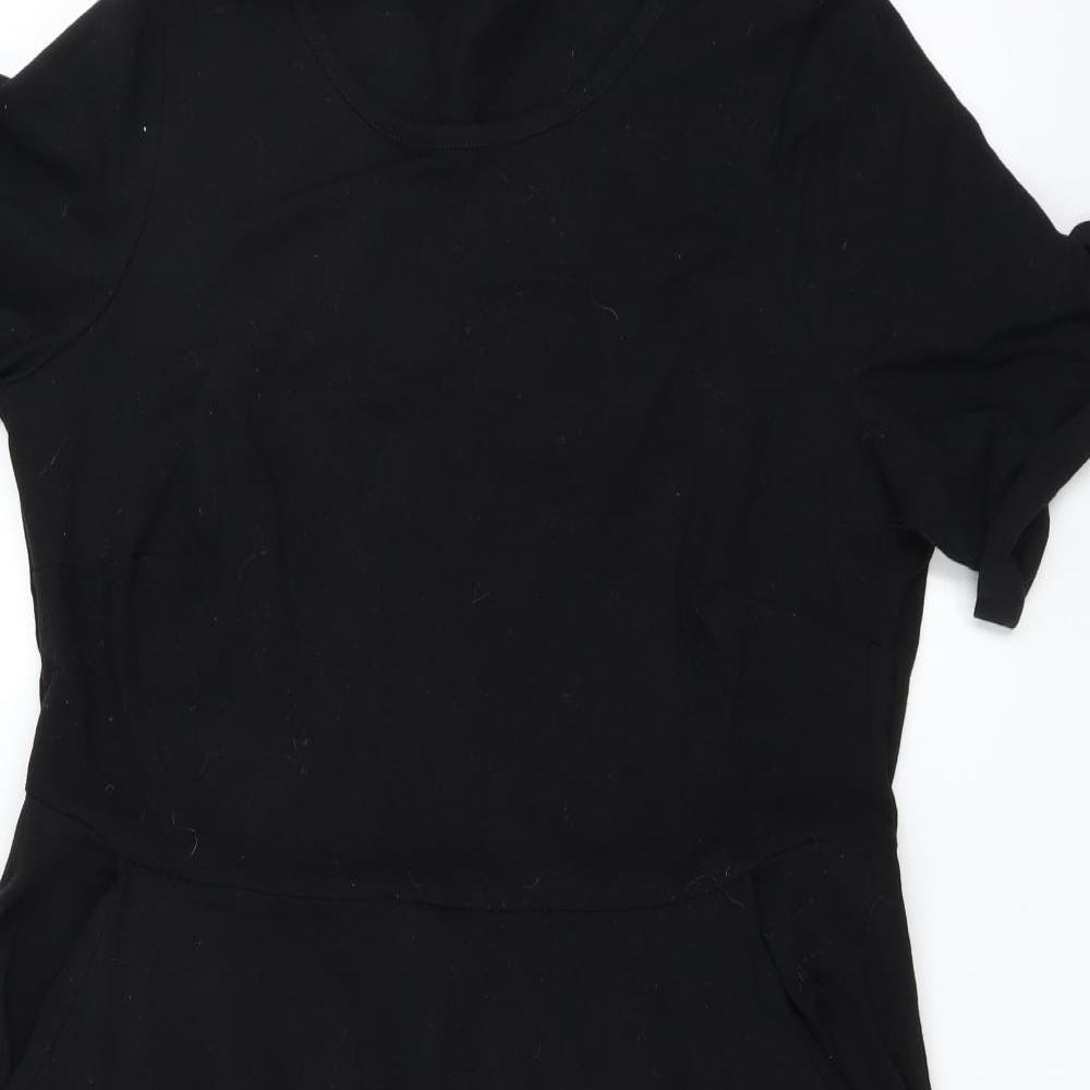 Dorothy Perkins Womens Black   T-Shirt Dress  Size 20