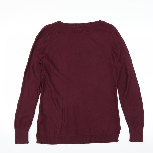 Originals Womens Purple   Pullover Jumper Size S  - glittery