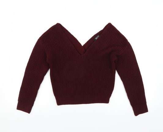 New Look Girls Purple   Pullover Jumper Size 10-11 Years