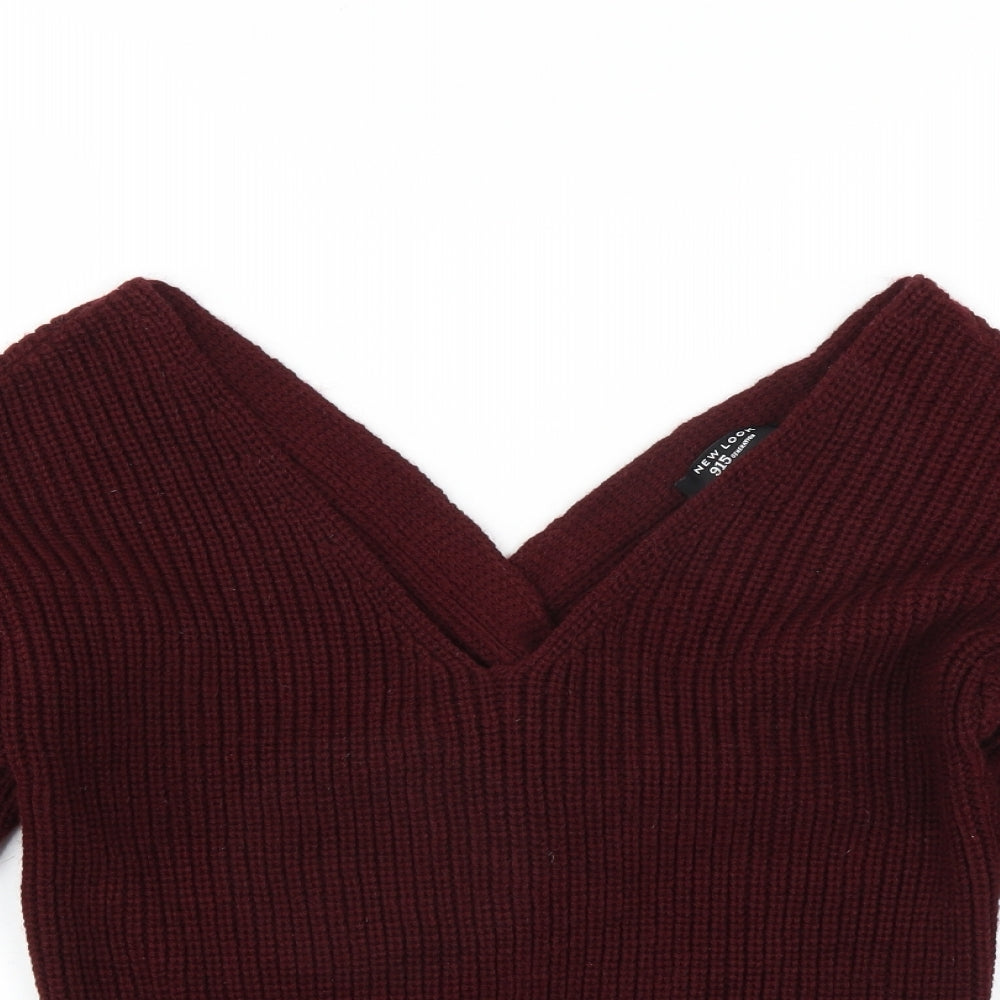 New Look Girls Purple   Pullover Jumper Size 10-11 Years