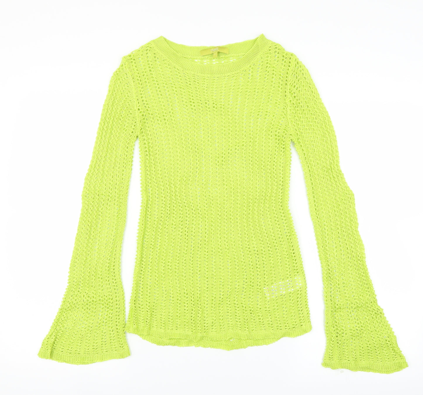 NEXT Womens Green   Pullover Jumper Size 6  - open knit