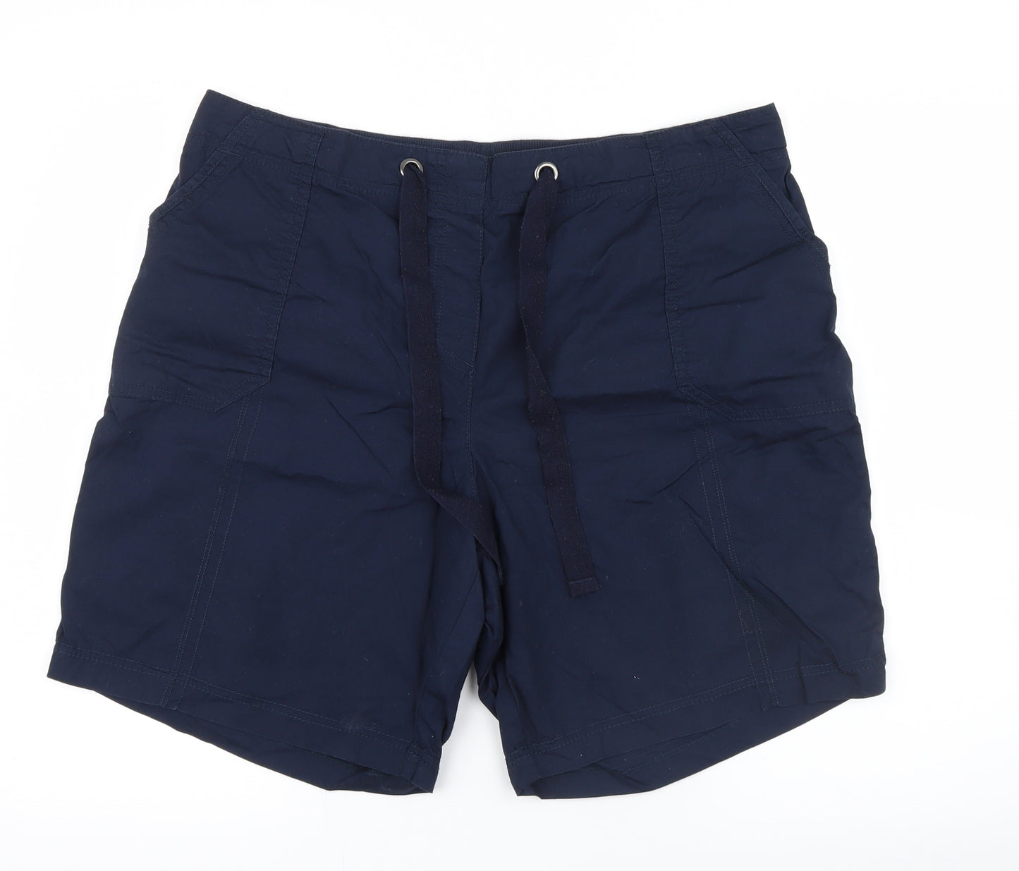 Bm Casual Womens Blue   Bermuda Shorts Size 18