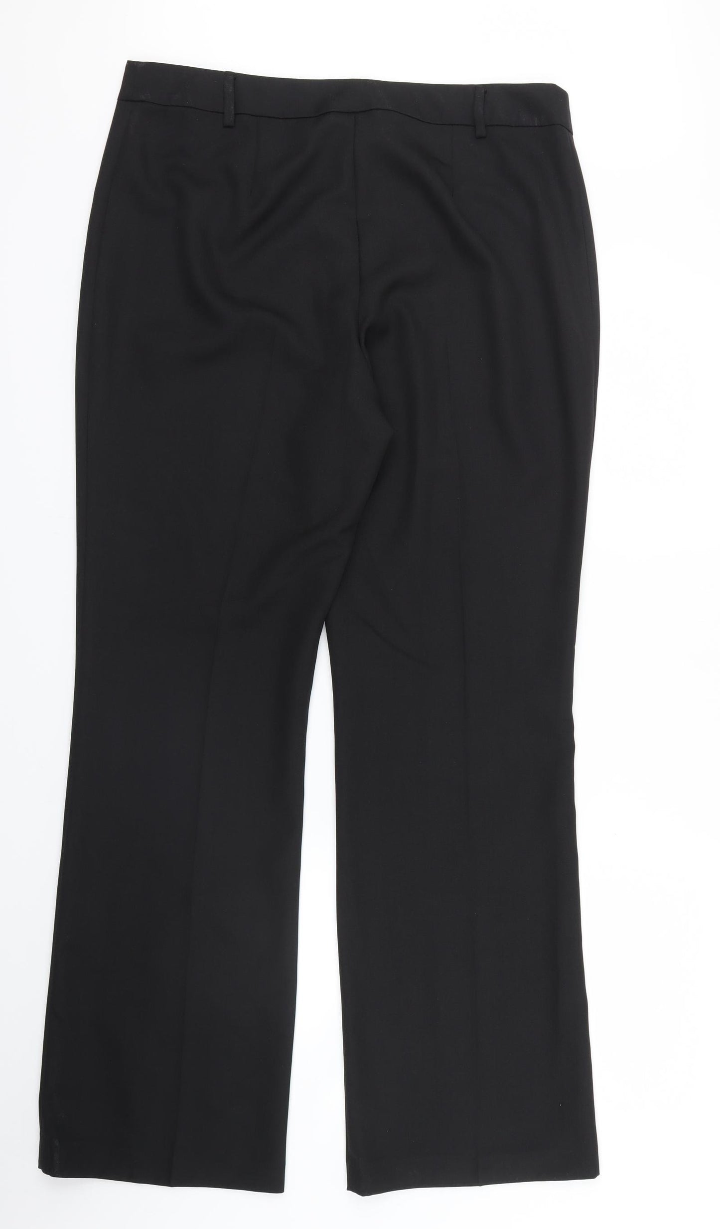 Tu  Womens Black   Trousers  Size 14 L31 in
