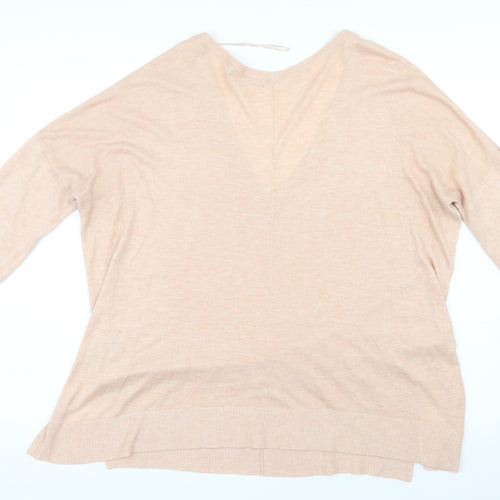 George Womens Pink  Knit Pullover Jumper Size 14
