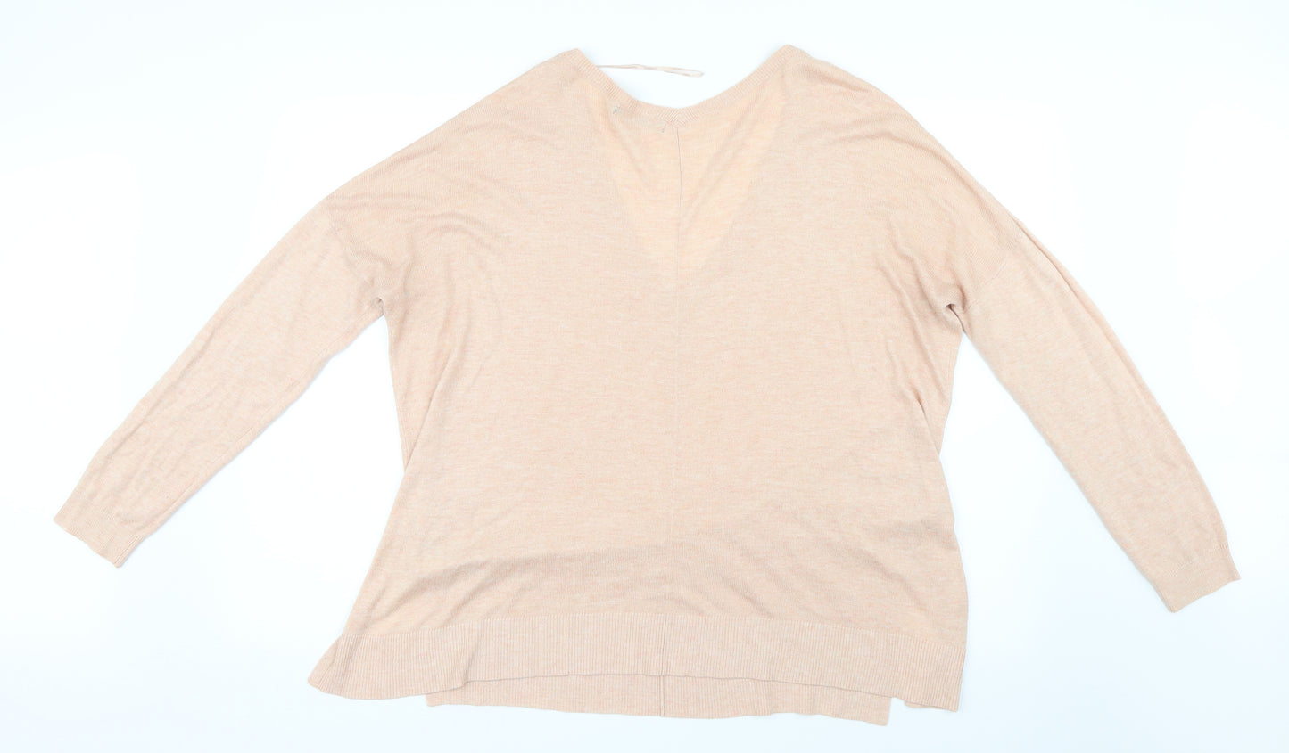 George Womens Pink  Knit Pullover Jumper Size 14