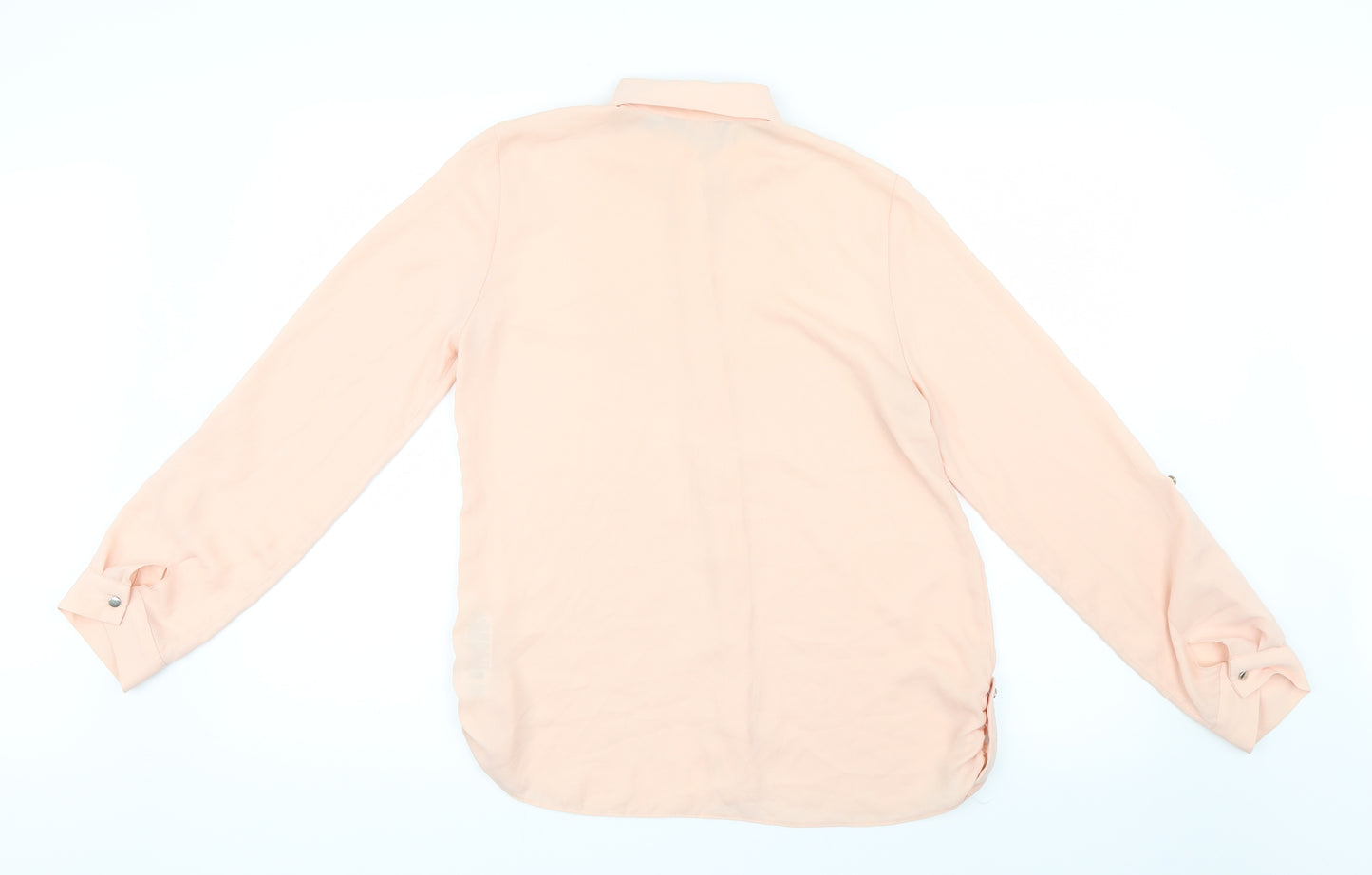 Dorothy Perkins Womens Pink  Mesh Basic Blouse Size 8