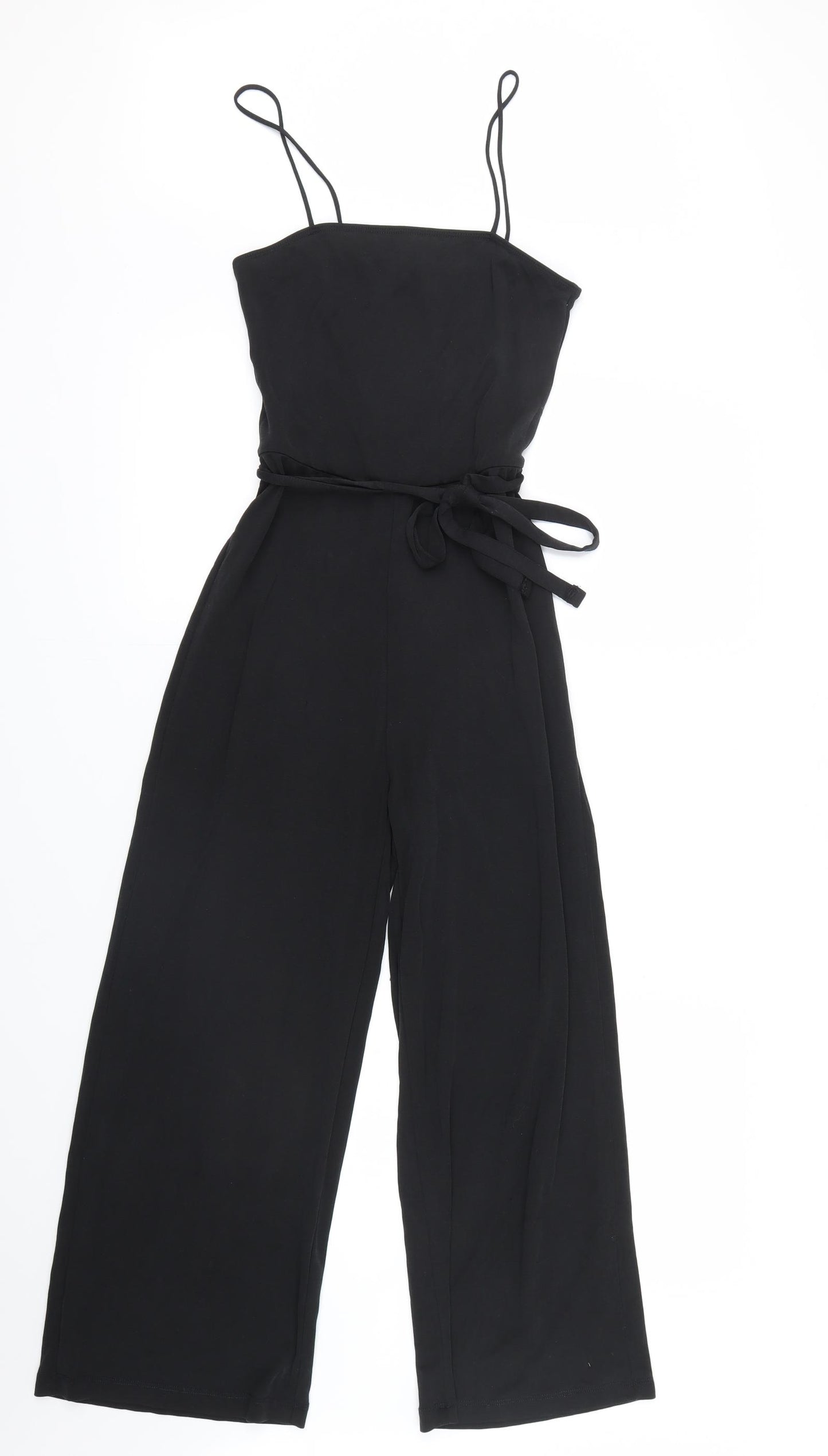 Topshop Womens Black   Jumpsuit One-Piece Size 6 L23 in