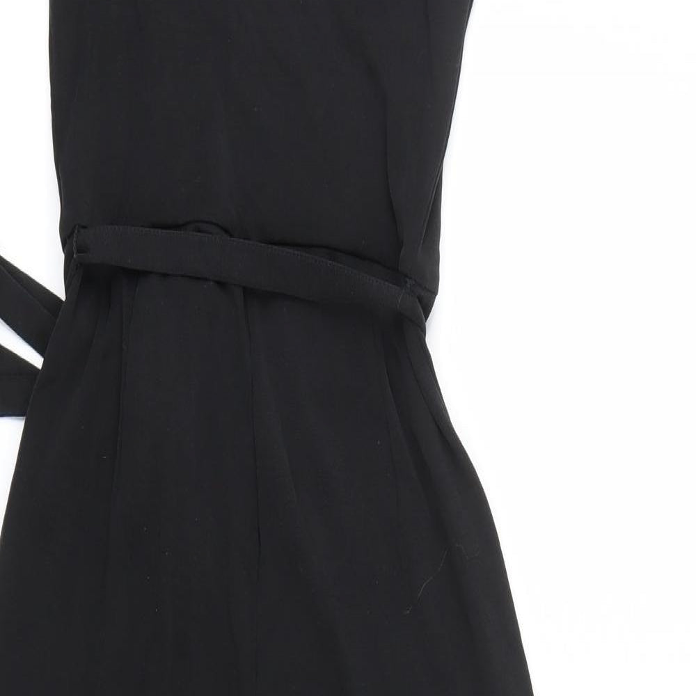 Topshop Womens Black   Jumpsuit One-Piece Size 6 L23 in