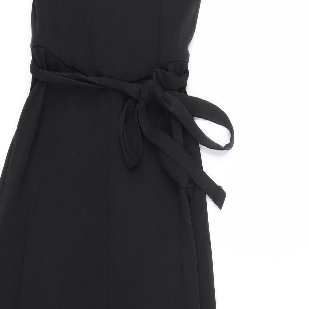 Topshop Womens Black   Jumpsuit One-Piece Size 6 L23 in