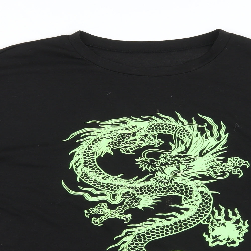 SheIn Womens Black   Basic T-Shirt Size S