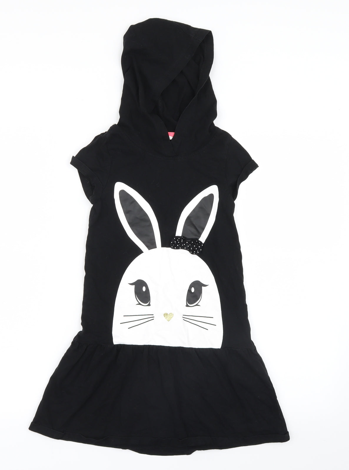 H&M Girls Black   Basic T-Shirt Size 7-8 Years