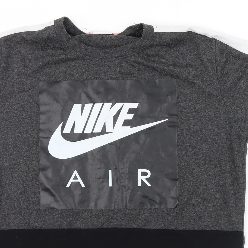 Nike Mens Grey    T-Shirt Size S