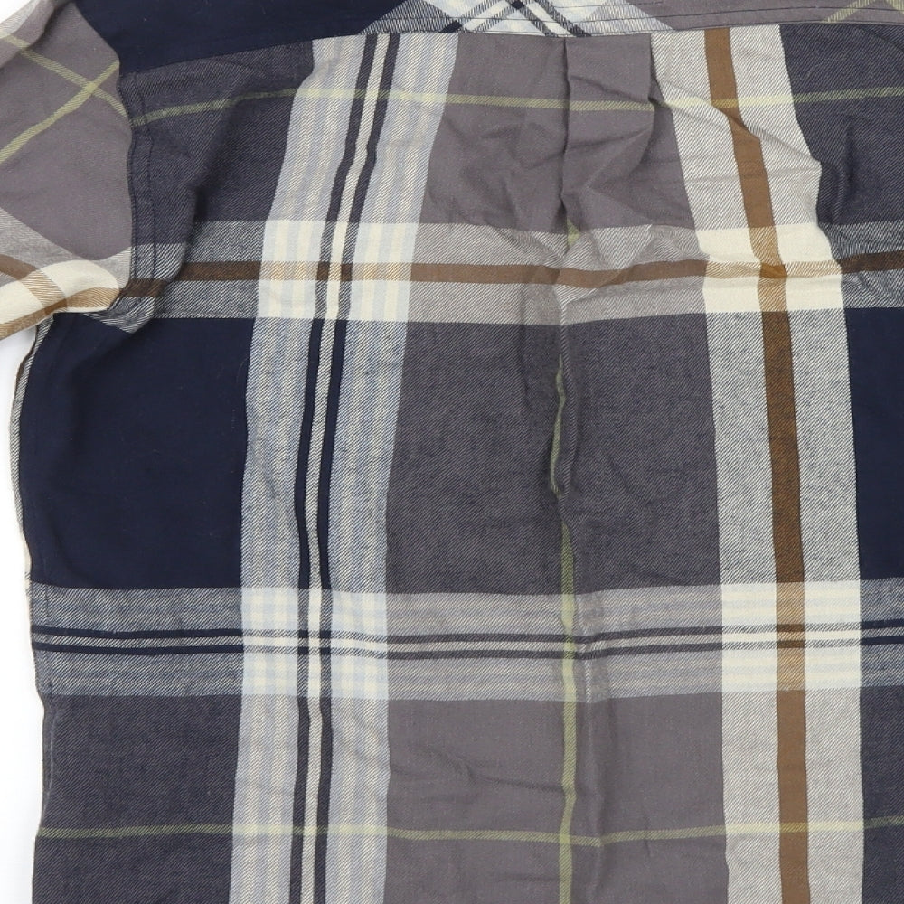 Levi's Mens Blue Check   Button-Up Size M