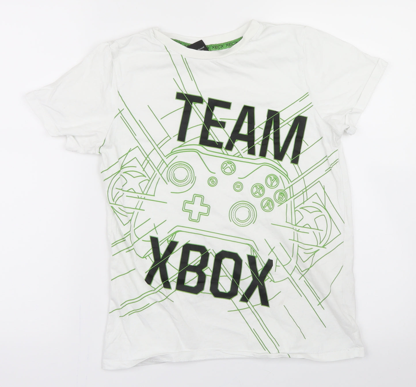 George Boys White   Basic T-Shirt Size 12-13 Years  - Xbox