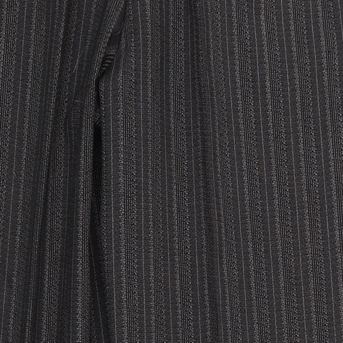Best basics Womens Black Striped  Trousers  Size 14 L29 in