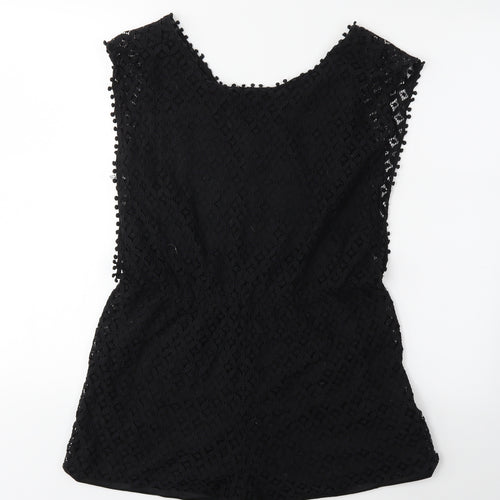 Boohoo Womens Black   Jumpsuit One-Piece Size 12