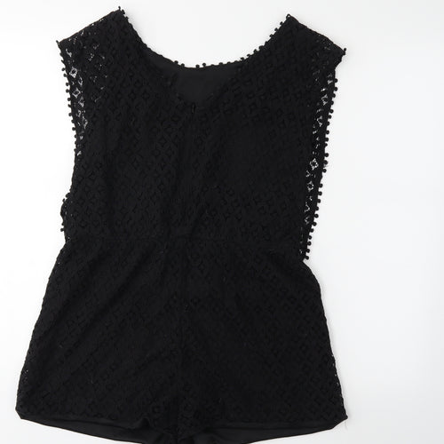 Boohoo Womens Black   Jumpsuit One-Piece Size 12