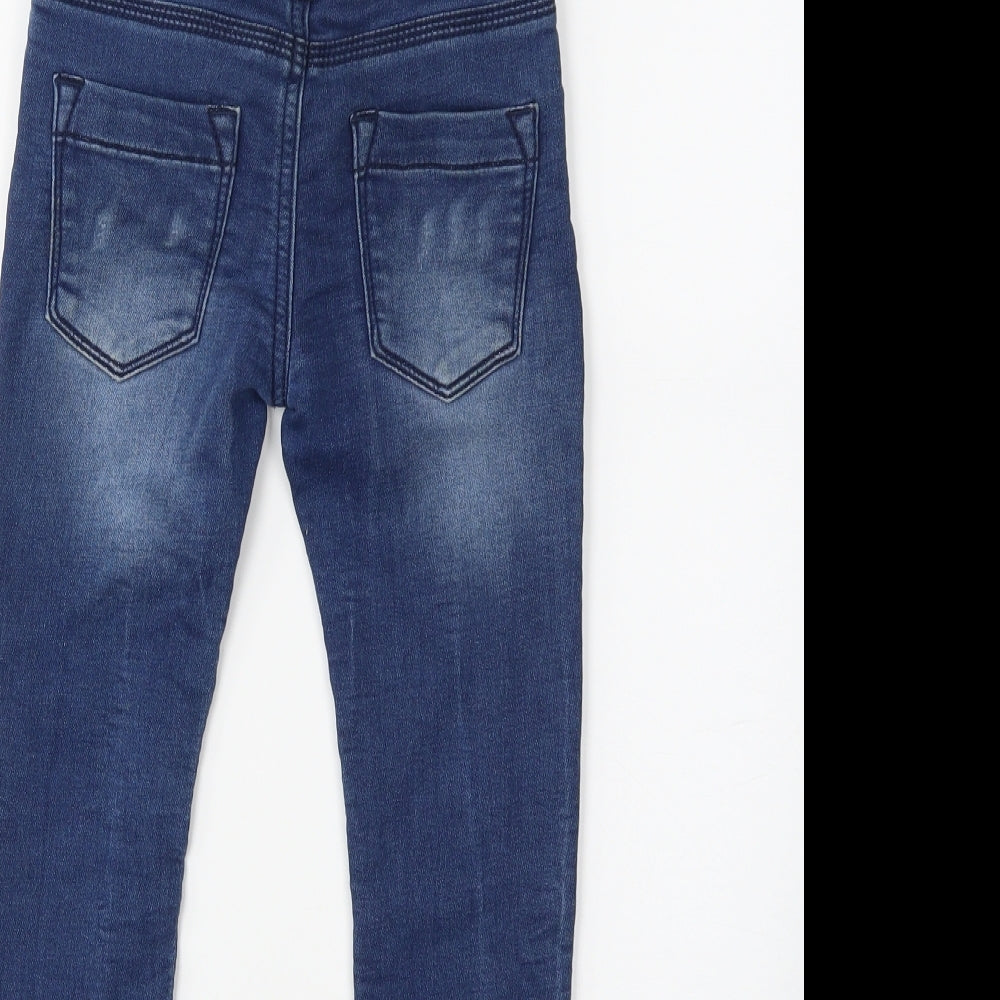 F&F Boys Blue  Denim Skinny Jeans Size 3-4 Years