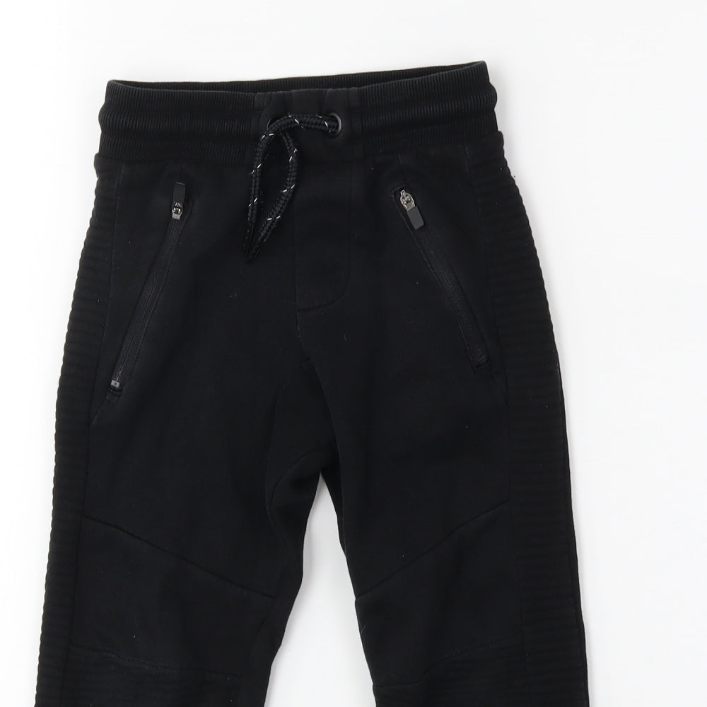 George Boys Black   Sweatpants Trousers Size 4-5 Years