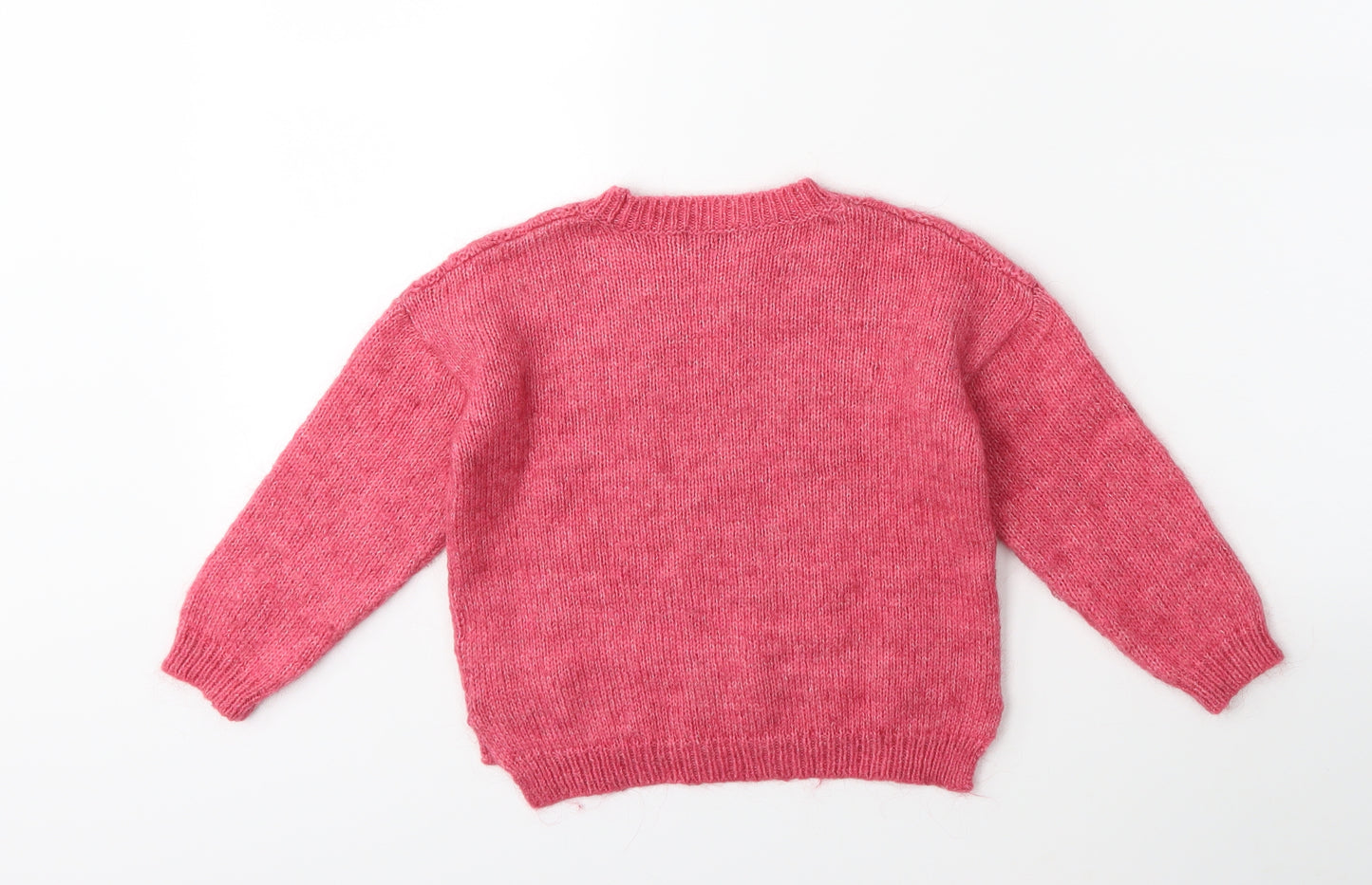 NEXT Girls Pink   Pullover Jumper Size 4 Years