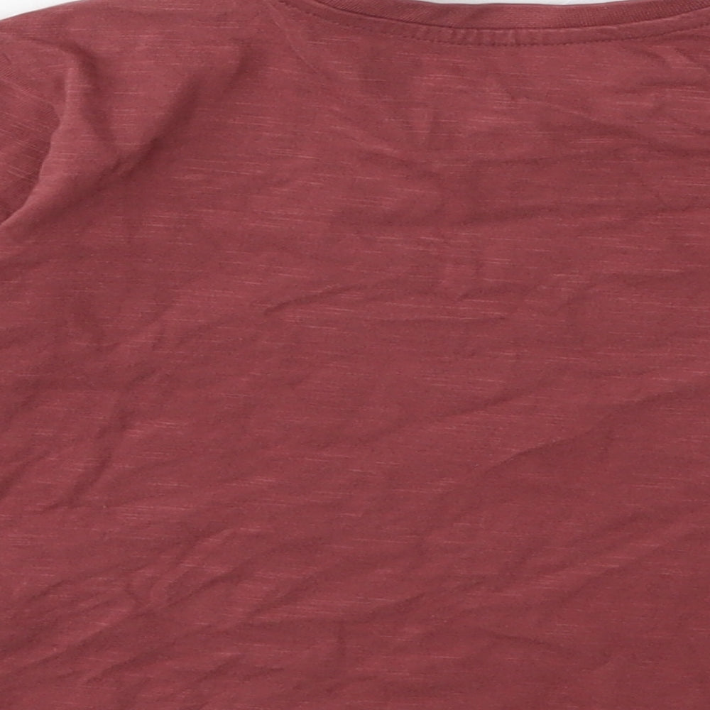 Marks and Spencer Girls Red   Basic T-Shirt Size 2-3 Years