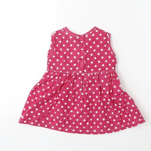 Isabelle Rose Collection Baby Pink Polka Dot  Fit & Flare  Size 12-18 Months