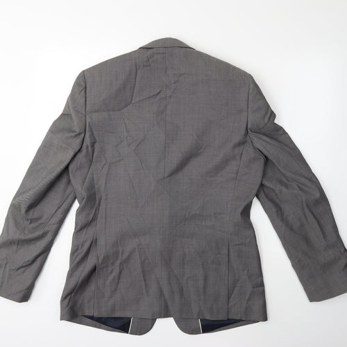 Topman Mens Grey   Jacket Suit Jacket Size 42