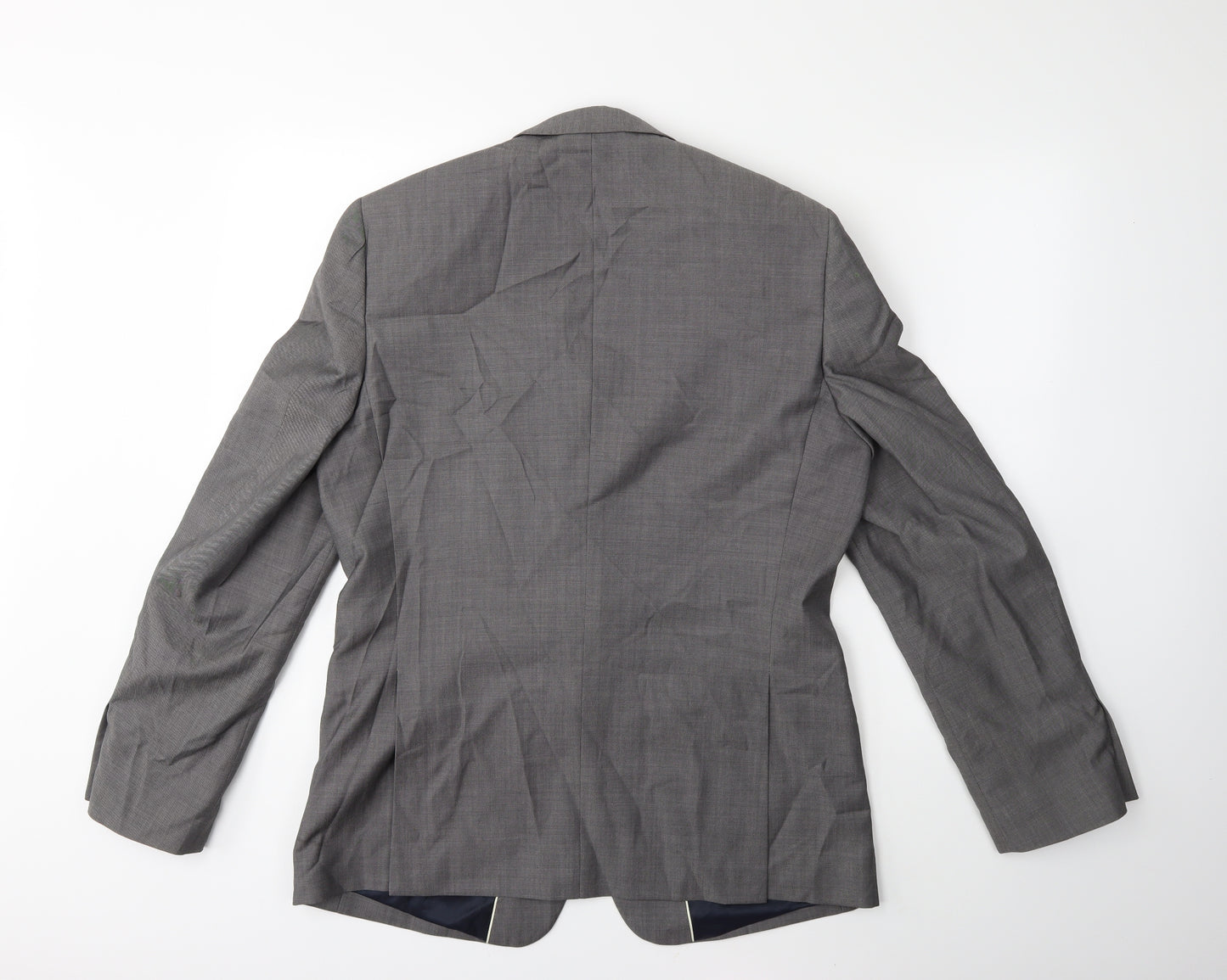 Topman Mens Grey   Jacket Suit Jacket Size 42